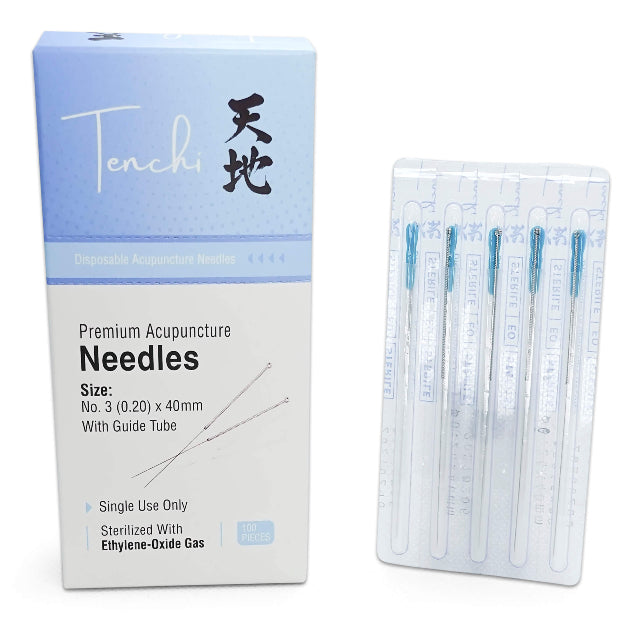 Tenchi Premium Acupuncture Needles 0.20mm Gauge 3 Chinese 36