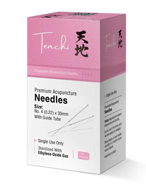 Tenchi Premium Acupuncture Needles 0.22 Gauge 4 Chinese 34