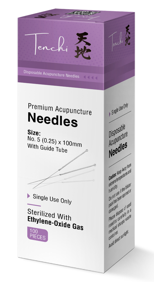 Tenchi Premium Acupuncture Needles 0.25 Gauge 5 Chinese 32