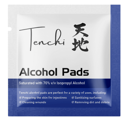 Ten-Chi Sterile Alcohol Prep Pads — 70% Isopropyl (100/box)