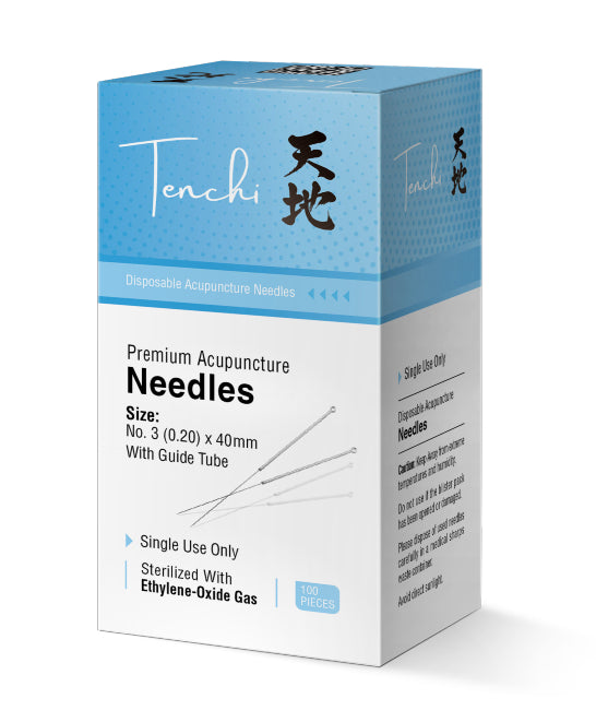 Tenchi Premium Acupuncture Needles 0.20mm Gauge 3 Chinese 36