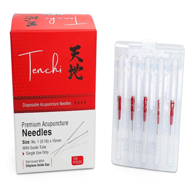 Tenchi Premium Acupuncture Needles 0.16 Gauge 1 Chinese 40