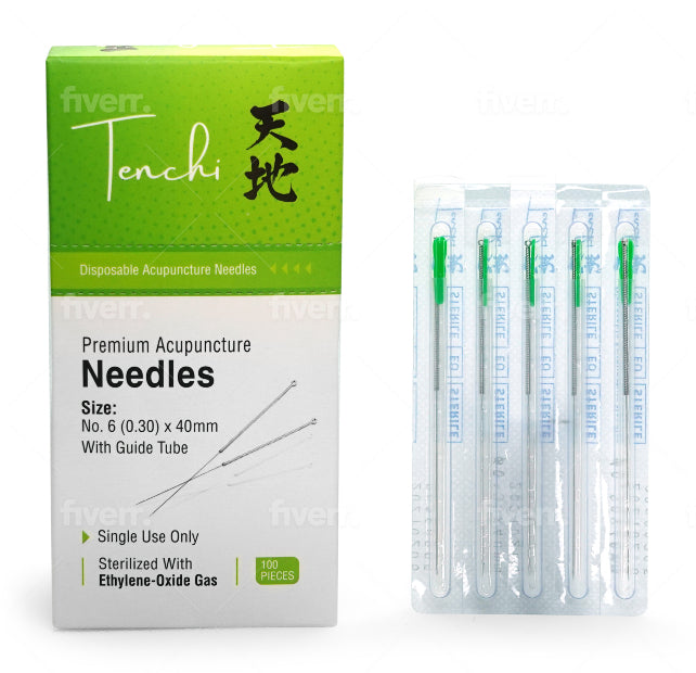 Ten-Chi Premium Acupuncture Needles — 0.30 mm (G8)