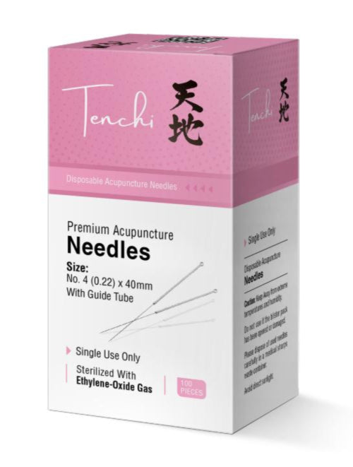 Tenchi Premium Acupuncture Needles 0.22 Gauge 4 Chinese 34