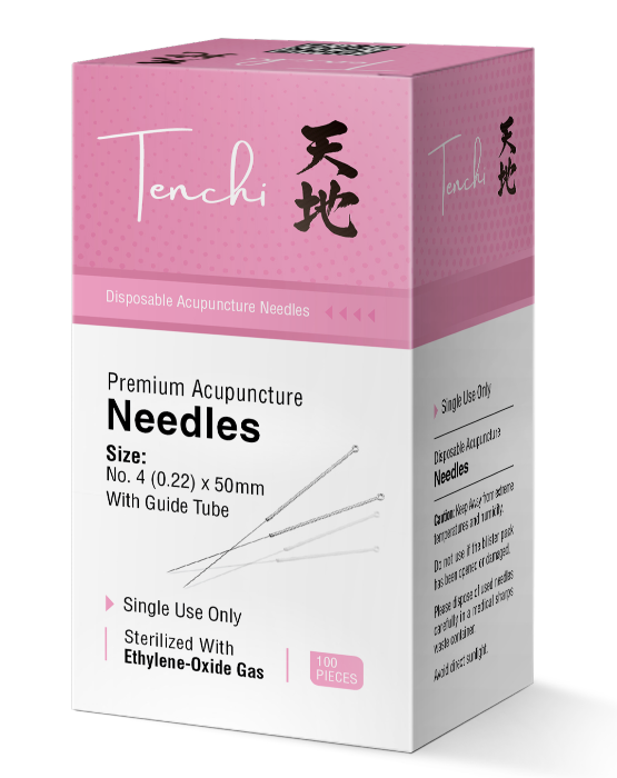Tenchi Premium Acupuncture Needles 0.22 Gauge 4 Chinese 34