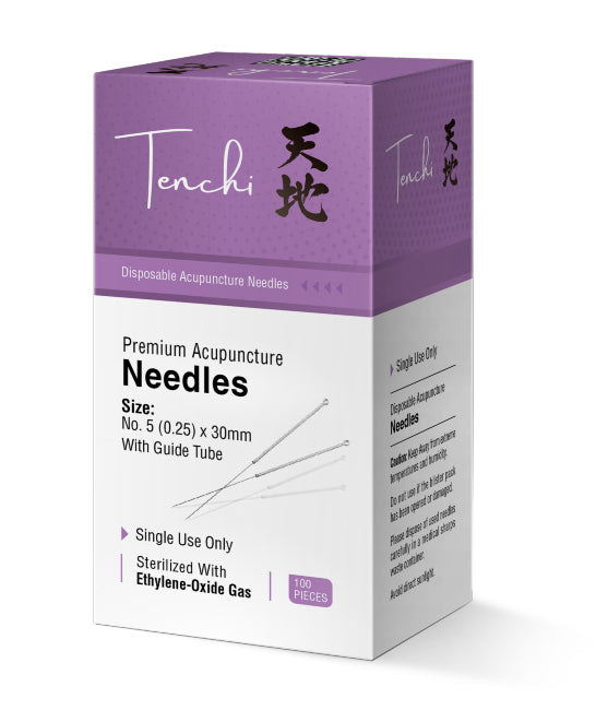 Tenchi Premium Acupuncture Needles 0.25 Gauge 5 Chinese 32