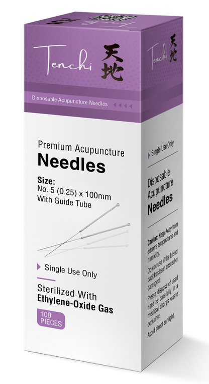 Ten-Chi Premium Acupuncture Needles — 0.25 mm (G5)