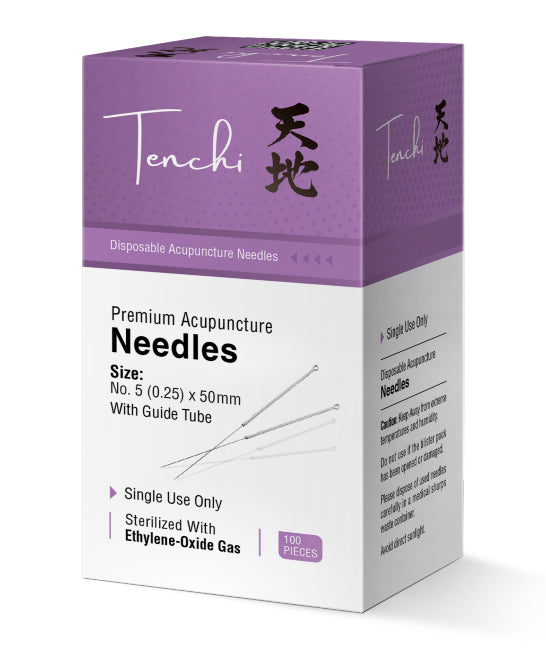 Tenchi Premium Acupuncture Needles 0.25 Gauge 5 Chinese 32