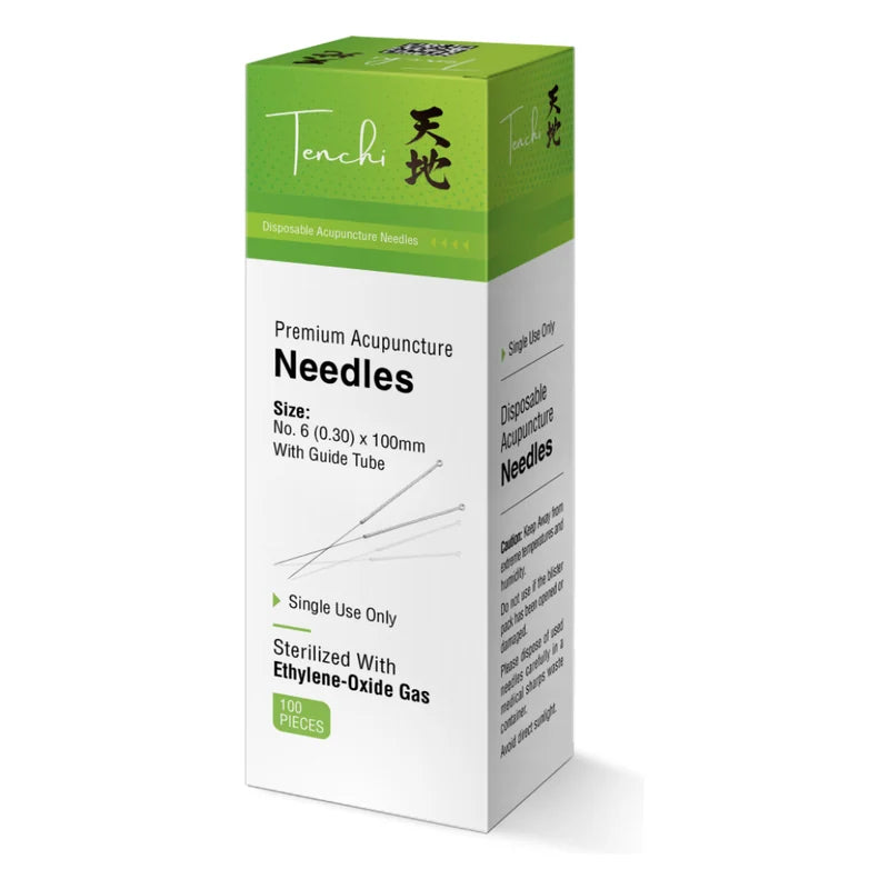 Tenchi Box No. 6, Green, 0.30 × 100 mm needles