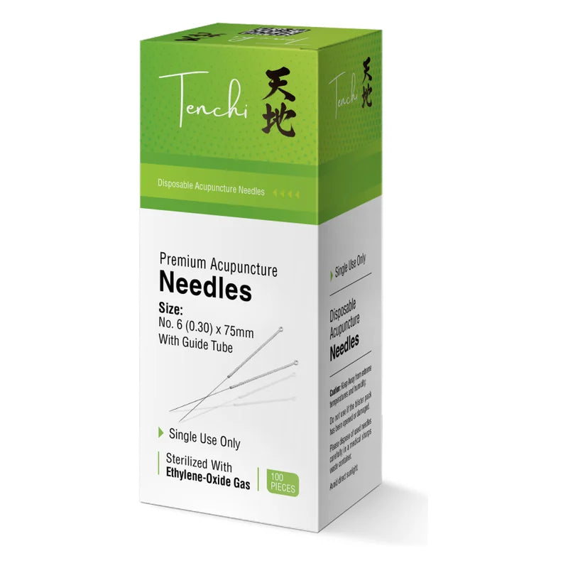 Tenchi Box No. 6, Green, 0.30 × 75 mm needles