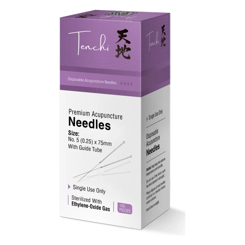 Tenchi Box No. 5, Purple, 0.25 × 75 mm needles